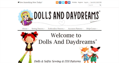 Desktop Screenshot of dollsanddaydreams.com